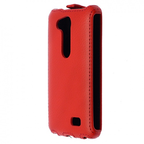 Чехол-раскладной для LG L Fino D295 Aksberry красный фото 3