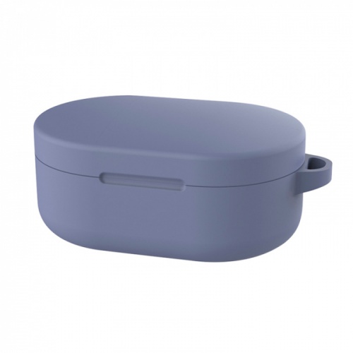 Чехол для AirDots Silicone case с держателем фиолетовый