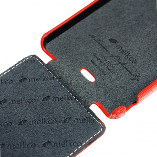 Чехол-раскладной для Sony Xperia ZR Melkco красный фото 4