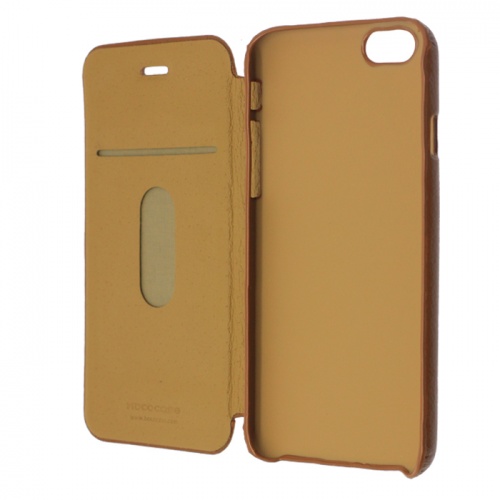 Чехол-книга для iPhone 6/6S Hoco Premium Collection коричневый фото 2