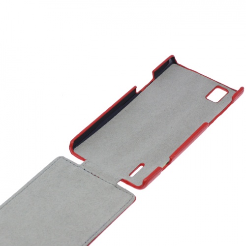 Чехол-раскладной для Huawei P2 Art Case красный фото 3