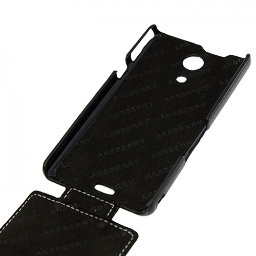 Чехол-раскладной для Sony Xperia ZR C5503 Aksberry черный фото 2