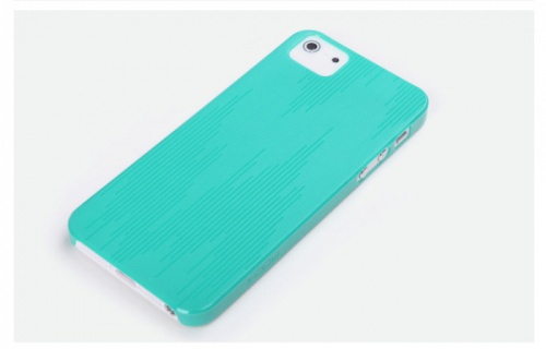 Чехол-накладка для iPhone 5/5S Rock Texture голубой