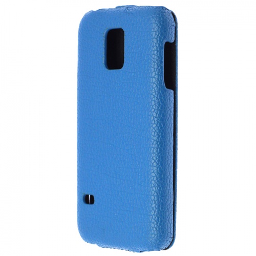 Чехол-раскладной для Samsung G800 Galaxy S5 mini Aksberry синий фото 3