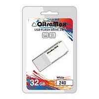 USB флешка 32Gb OltraMax 240 USB 2.0 белая
