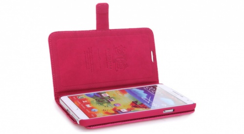 Чехол-книга для Samsung Galaxy Note 3 Nuoku BOOKNOTE3PNK розовый фото 2