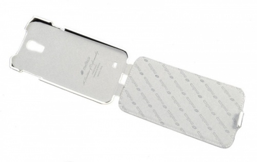 Чехол-раскладной для Samsung i9500 Galaxy S4 Melkco Jacka белый фото 2