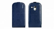 Чехол-раскладной для Samsung i8190 Galaxy S3 Mini Nuoku CRADLEI8190BLU синий