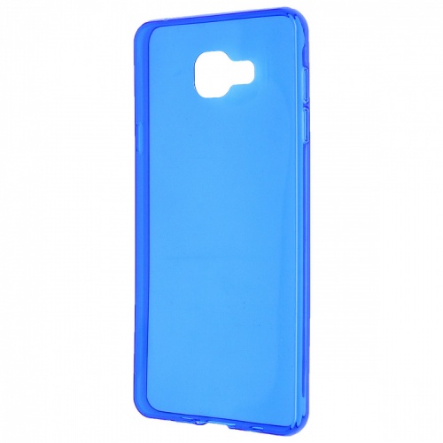 Чехол-накладка для Samsung Galaxy A7 2016 iBox Crystal синий