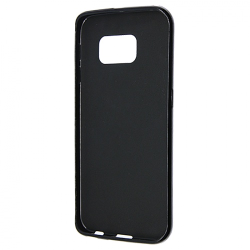 Чехол-накладка для Samsung Galaxy S6 Edge Melkco TPU матовый черный фото 2