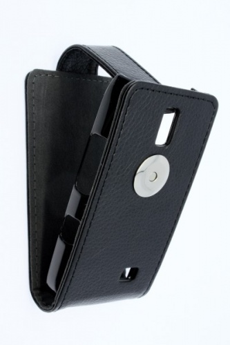 Чехол-раскладной для Nokia Asha 310 iBox Classic черный фото 2