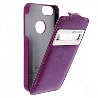 Чехол-раскладной для iPhone 5/5S/SE Melkco ID фиолетовый  