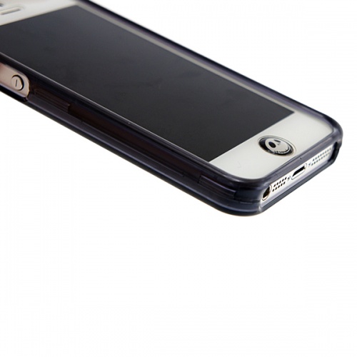 Чехол-накладка для iPhone 5/5S EM3 Zero Яблоко с узором из страз фото 2