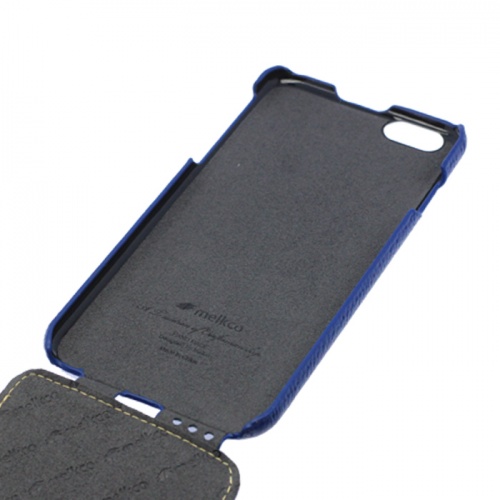 Чехол-раскладной для iPhone 6/6S Plus Melkco синий фото 3