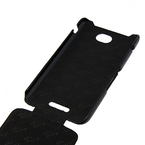 Чехол-раскладной для Sony Xperia E4 Aksberry черный фото 3