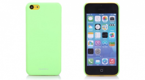 Чехол-накладка для iPhone 5C Nuoku SOFTIP5CGRN зеленый