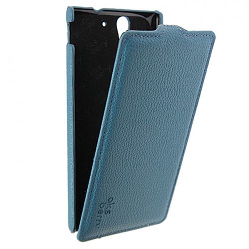 Чехол-раскладной для Sony Xperia C3 Aksberry синий