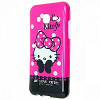 Чехол-накладка для Samsung Galaxy J5 Slip TPU Hello Kitty We love Cute