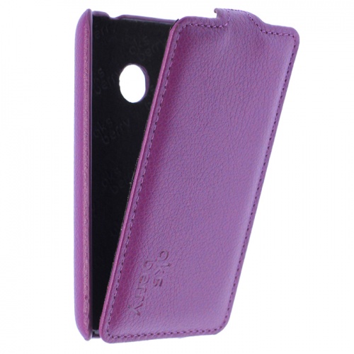 Чехол-раскладной для Nokia Lumia 530 Aksberry фиолетовый