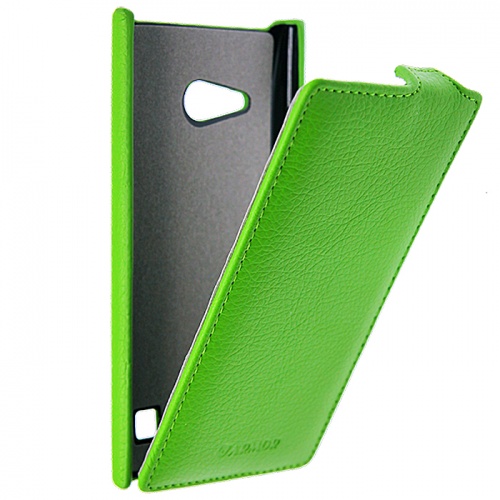 Чехол-раскладной для Nokia Lumia 730/735 Armor Full зеленый
