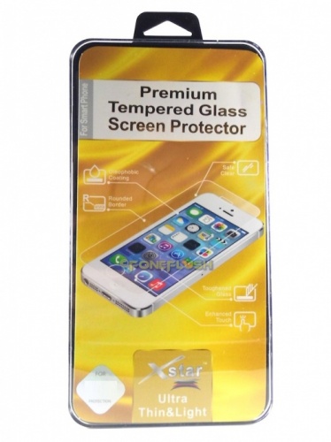 Защитное стекло для iPhone 5 Xstar экран+задняя часть фиолетовый