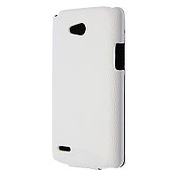 Чехол-раскладной для LG Optimus L80 Aksberry белый