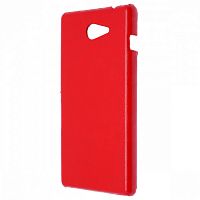 Чехол-накладка для Sony Xperia M2 Aksberry красный