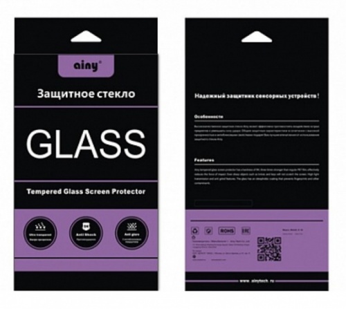 Защитное стекло для iPhone 6/6S Plus Ainy 0.33mm Анти-шпион