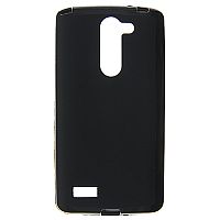 Чехол-накладка для LG Optimus L Bello D335 Fox TPU черный