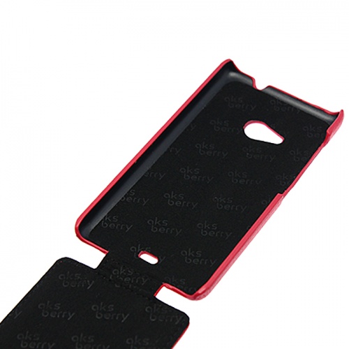 Чехол-раскладной для Microsoft Lumia 535 Aksberry красный фото 3