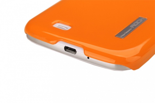 Чехол-накладка для Samsung i9500 Galaxy S4 Rock Ethereal оранжевый фото 3