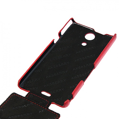 Чехол-раскладной для Sony Xperia ZR C5503 Aksberry красный фото 2