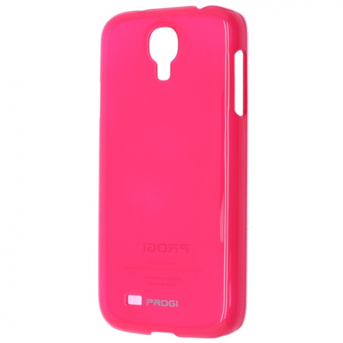 Чехол-накладка для Samsung i9500 Galaxy S4 Progi розовый