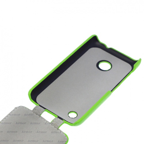 Чехол-раскладной для Nokia Lumia 530 Armor Full зеленый фото 3