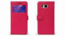 Чехол-книга для Samsung G850 Galaxy Alpha Nuoku BOOKALPHAPNK розовый