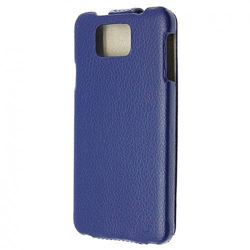 Чехол-раскладной для Samsung G850 Galaxy Alpha Art Case синий фото 2