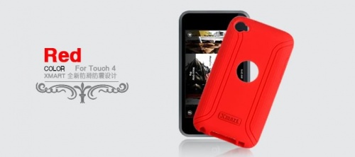 Чехол-накладка для iPod Touch 4 Xmart Elves красный фото 3
