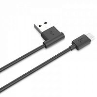 Кабель MicroUSB Hoco UPM10 L Shape Charging Cable черный