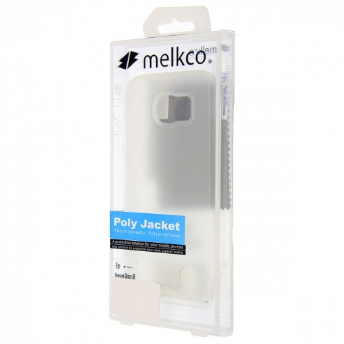 Чехол-накладка для Samsung Galaxy S6 Melkco TPU матовый прозрачный