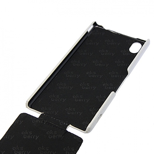 Чехол-раскладной для Sony Xperia M4 D2303 Aksberry белый фото 3