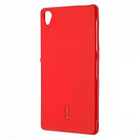 Чехол-накладка для Sony Xperia Z3 Cherry красный