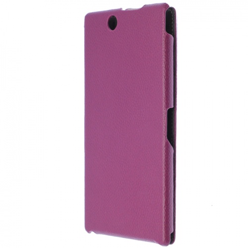 Чехол-раскладной для Sony Xperia Z Ultra Melkco Jacka фиолетовый фото 2
