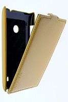 Чехол-раскладной для Nokia Lumia 520/525 Aksberry желтый