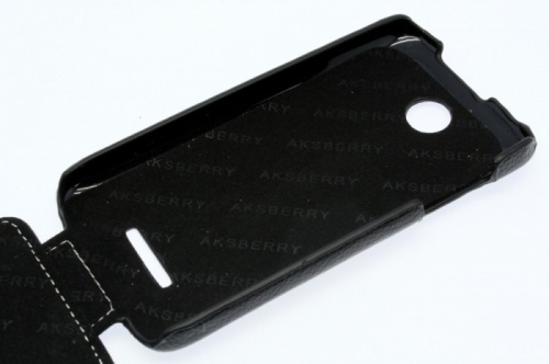 Чехол-раскладной для Lenovo A390 Aksberry черный фото 3
