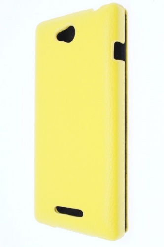 Чехол-раскладной для Sony Xperia C Aksberry желтый фото 5