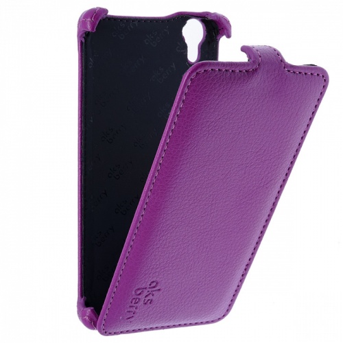 Чехол-раскладной для Fly FS502 Cirrus Aksberry фиолетовый