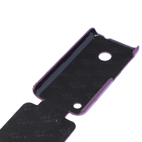 Чехол-раскладной для Nokia Lumia 530 Aksberry фиолетовый фото 3