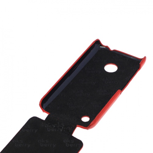 Чехол-раскладной для Nokia Lumia 530 Aksberry оранжевый фото 2