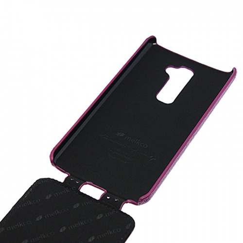 Чехол-раскладной для LG Optimus G2 Melkco фиолетовый фото 2
