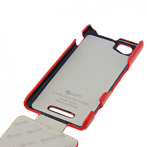 Чехол-раскладной для Sony Xperia M C1905 Sipo красный фото 2